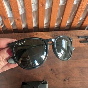 Ray-Ban Polarized Erica Black Sunglasses